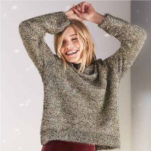 UO Silence + Noise tinsel holiday sweater